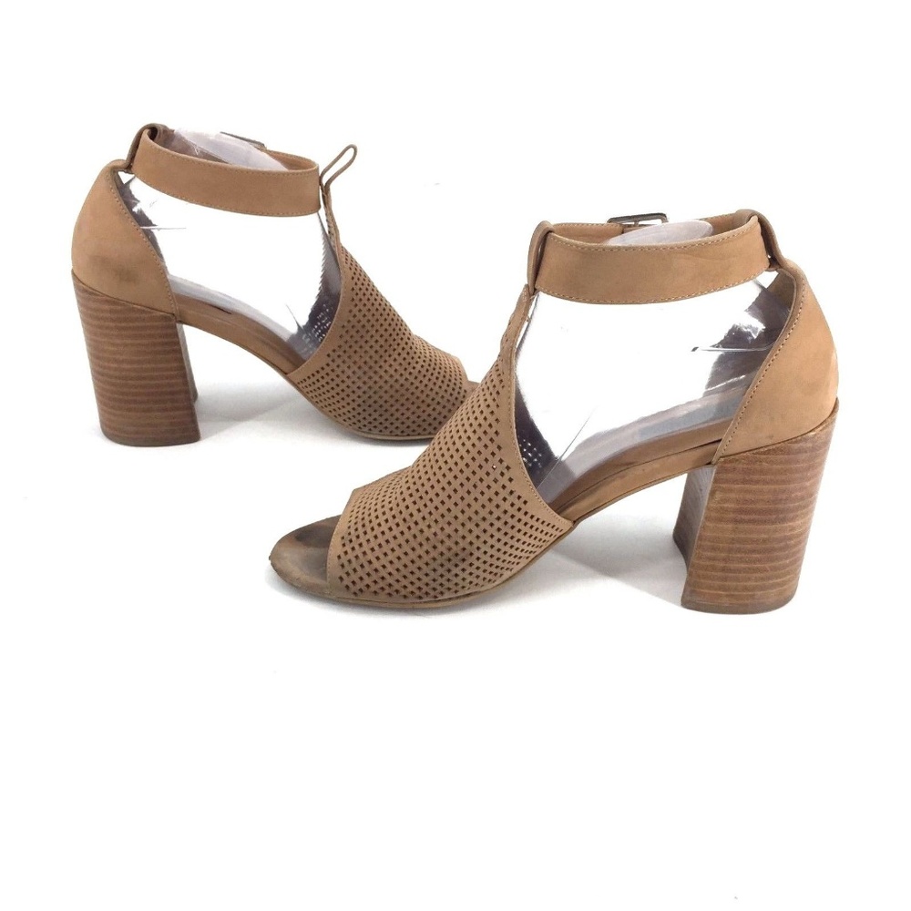 Steve Madden Sawyer Suede Heel Tan Sz 9.5M - Picture 4 of 8